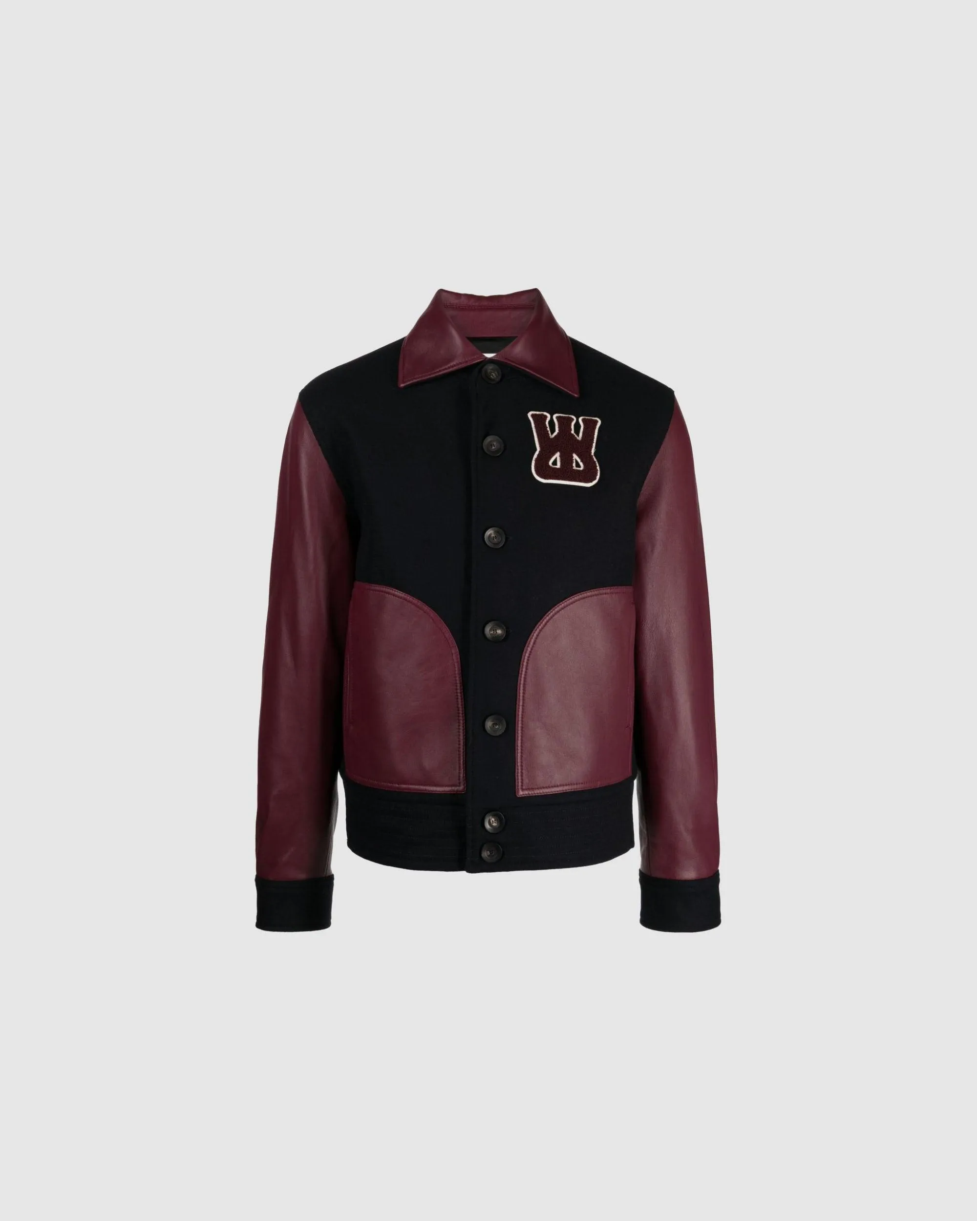Logo-Appliqué Varsity Jacket