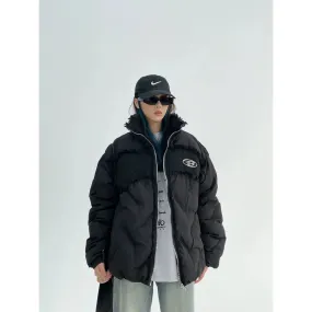 Logo Patch Puffer Jacket