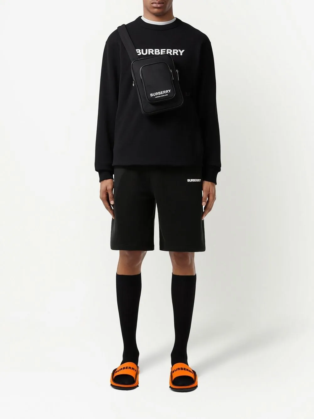 Logo-Print Track Shorts