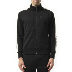 Logo Track Jacket in Black/Off White