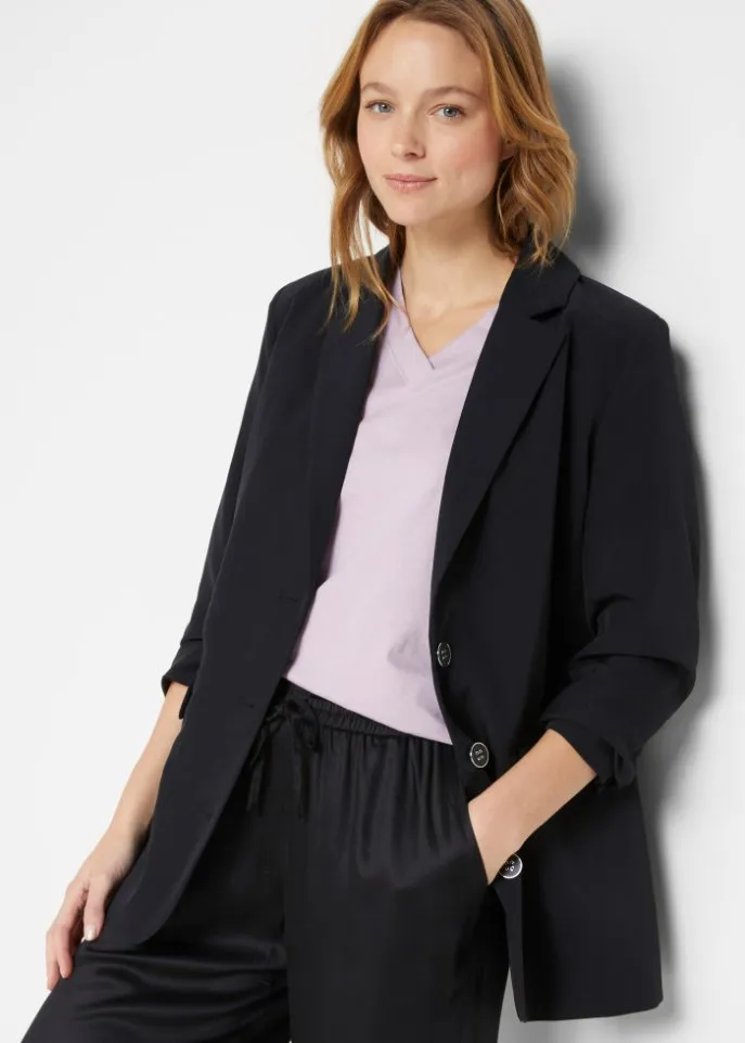 Long jacket Bpc Bonprix Collection, black
