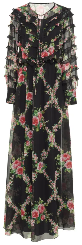 Long Sleeve Ruffled Dress