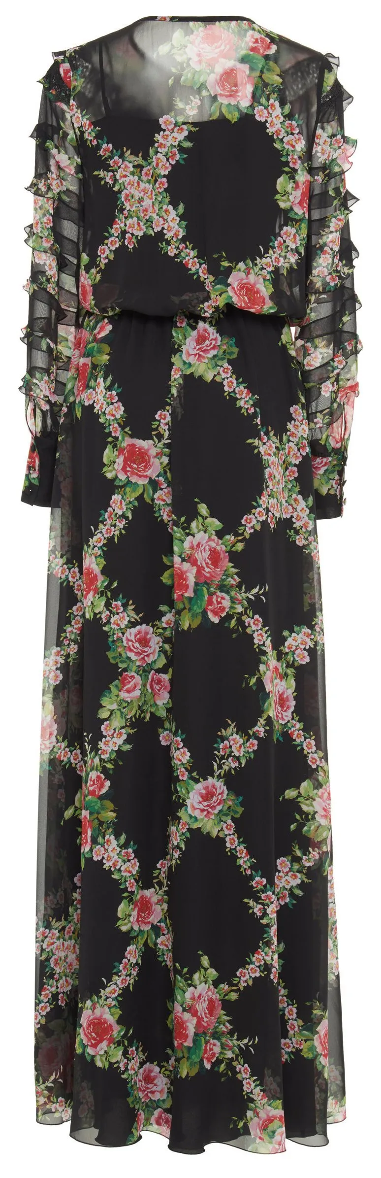 Long Sleeve Ruffled Dress