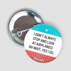 Look at Airplanes - Button
