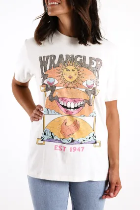 Loose Lips Tee Vintage White