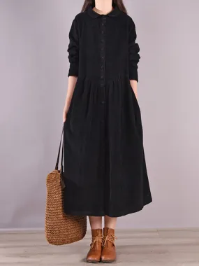 Loose Midi Dress, Formal Button Midi Dress, Little Women Dresses, Midi Dresses