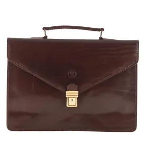 Lorenzo Small Leather Briefcase