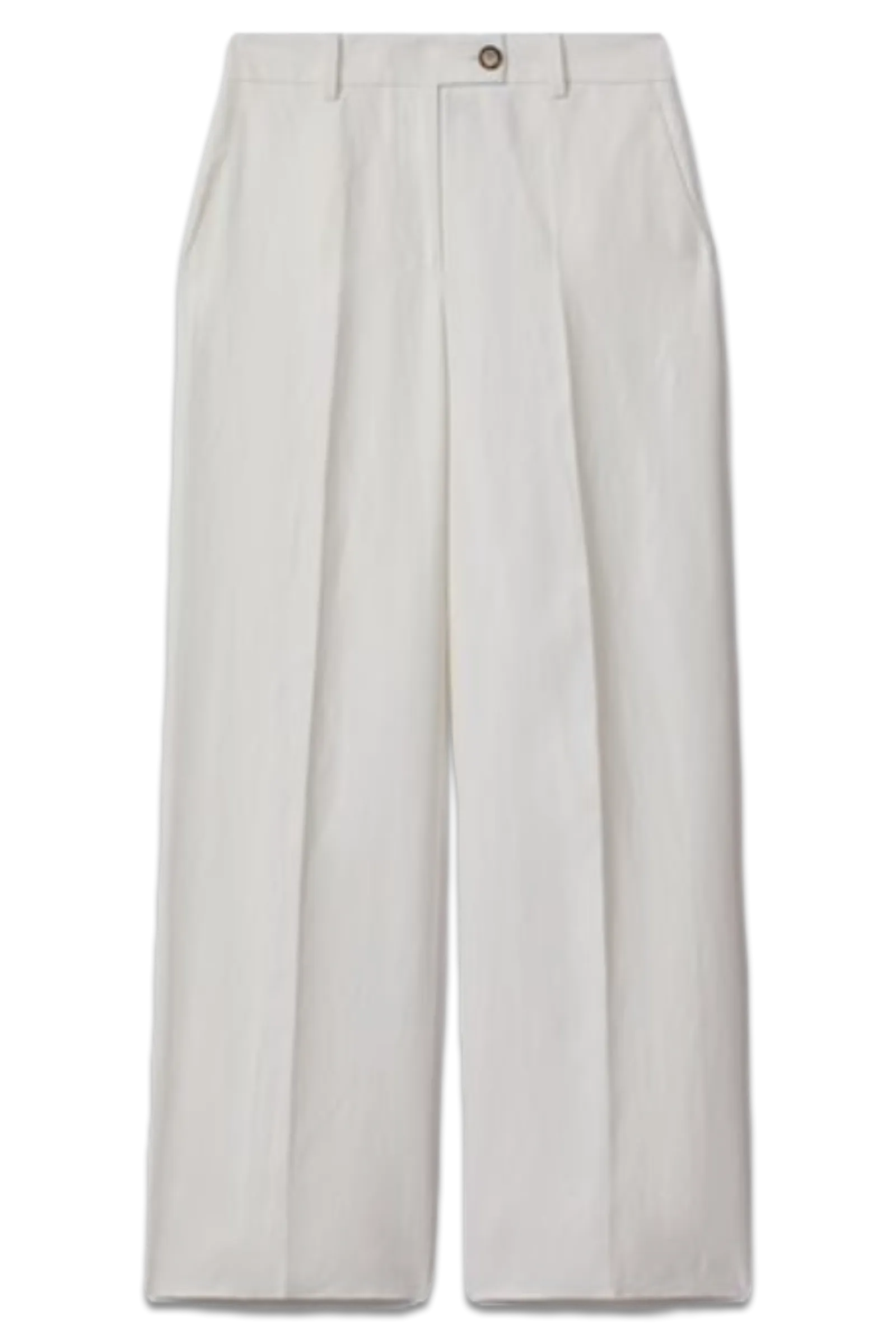 Lori Viscose-Linen Wide Leg Suit Trousers
