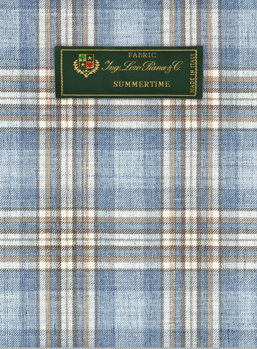 Loro Piana Reina Wool Silk Linen Suit