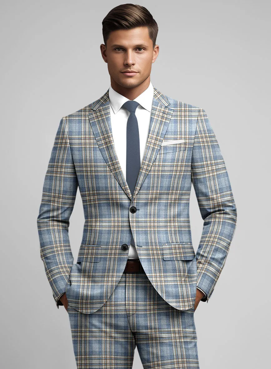 Loro Piana Reina Wool Silk Linen Suit