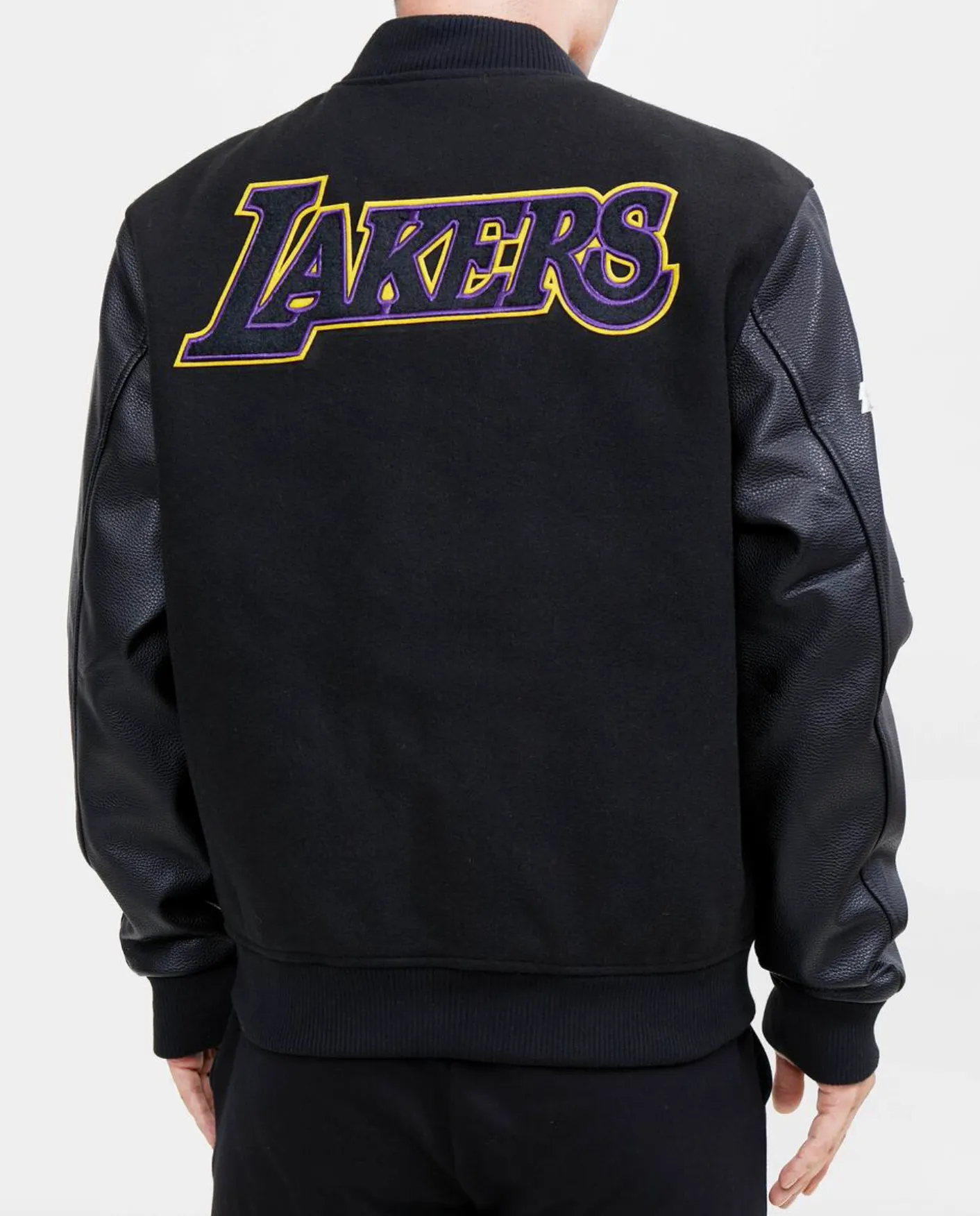 Los Angeles Lakers Black Varsity Jacket