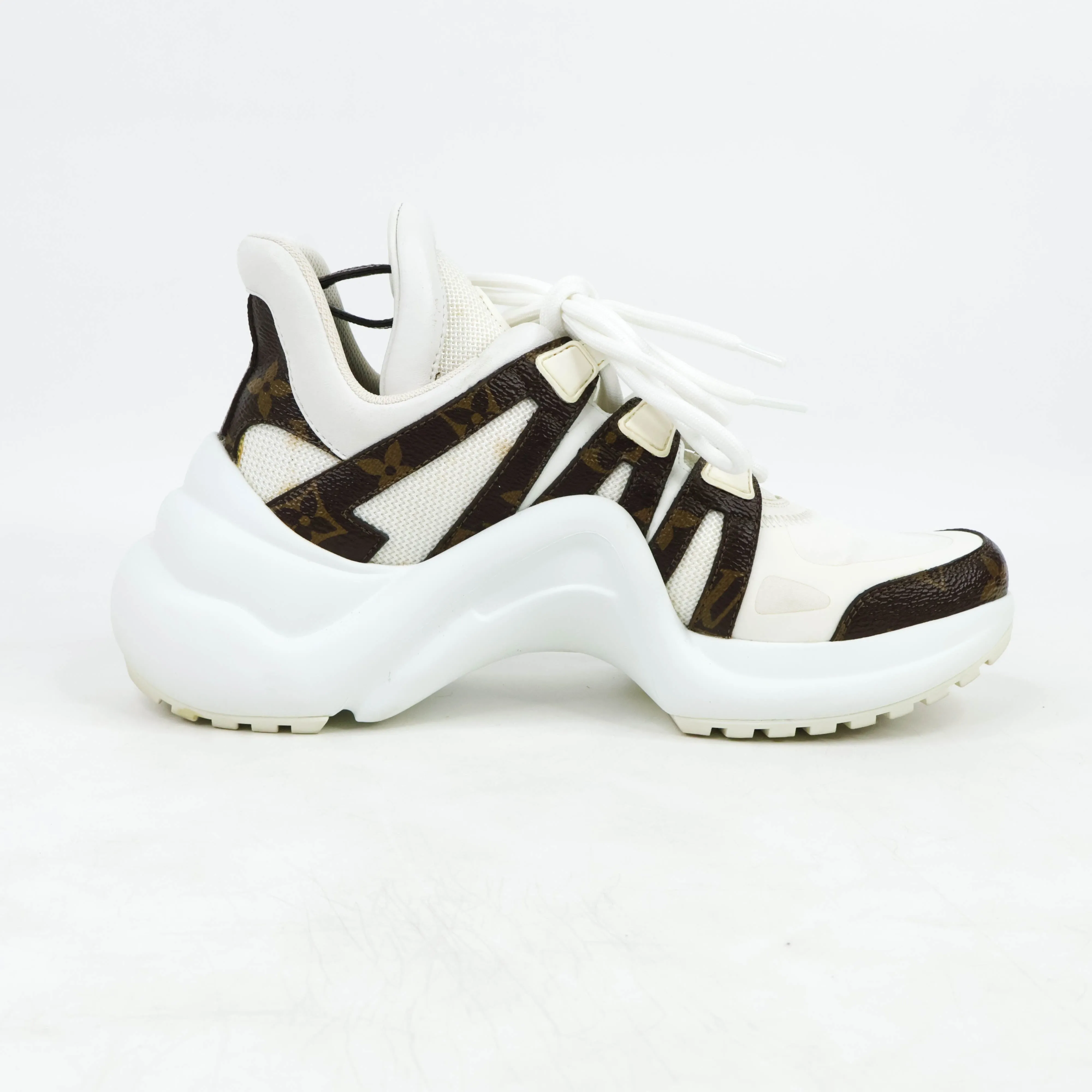 Louis Vuitton Archlight Sneakers White Monogram 35.5