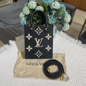 Louis Vuitton Black Monogram Mini Tote Bag