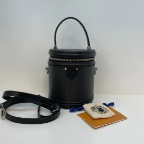 Louis Vuitton Cannes Black Epi Leather Crossbody Bag