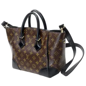 Louis Vuitton Monogram Canvas MM Leather Phenix Cross Body Bag LV-0611N-0003