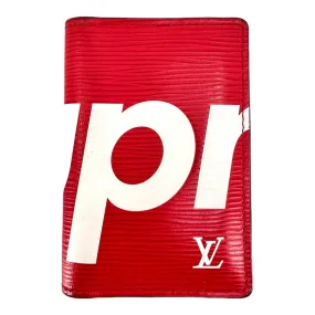 Louis Vuitton x Supreme Pocket Organizer Epi Red Pre-Owned