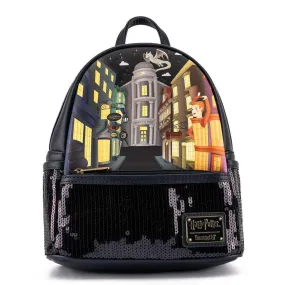 Loungefly x Harry Potter Diagon Alley Sequin Mini Backpack
