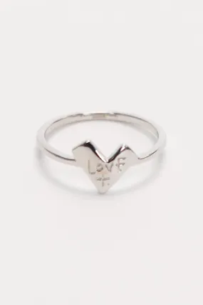 Love Heart Ring EOL Sterling Silver