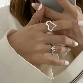 Love Heart Rings