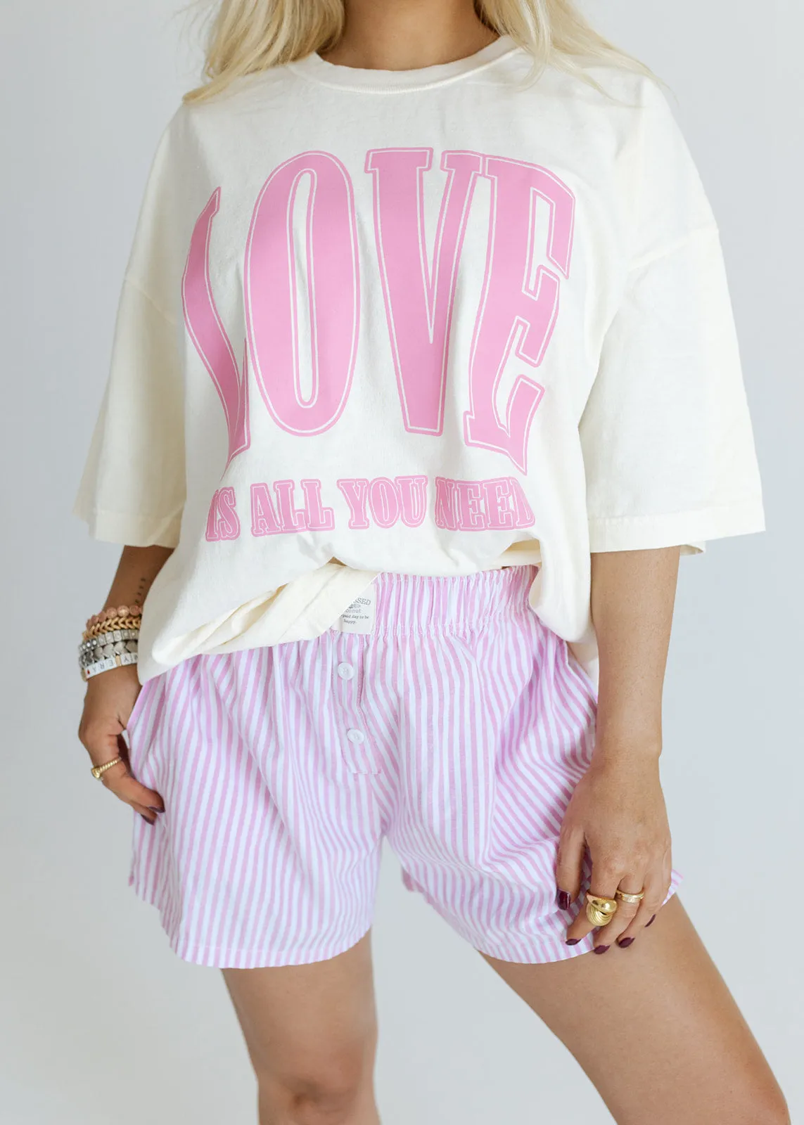 Love Is All You Need Oversized Tee