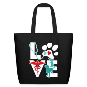 Love Veterinary cat and dog Eco-Friendly Cotton Tote