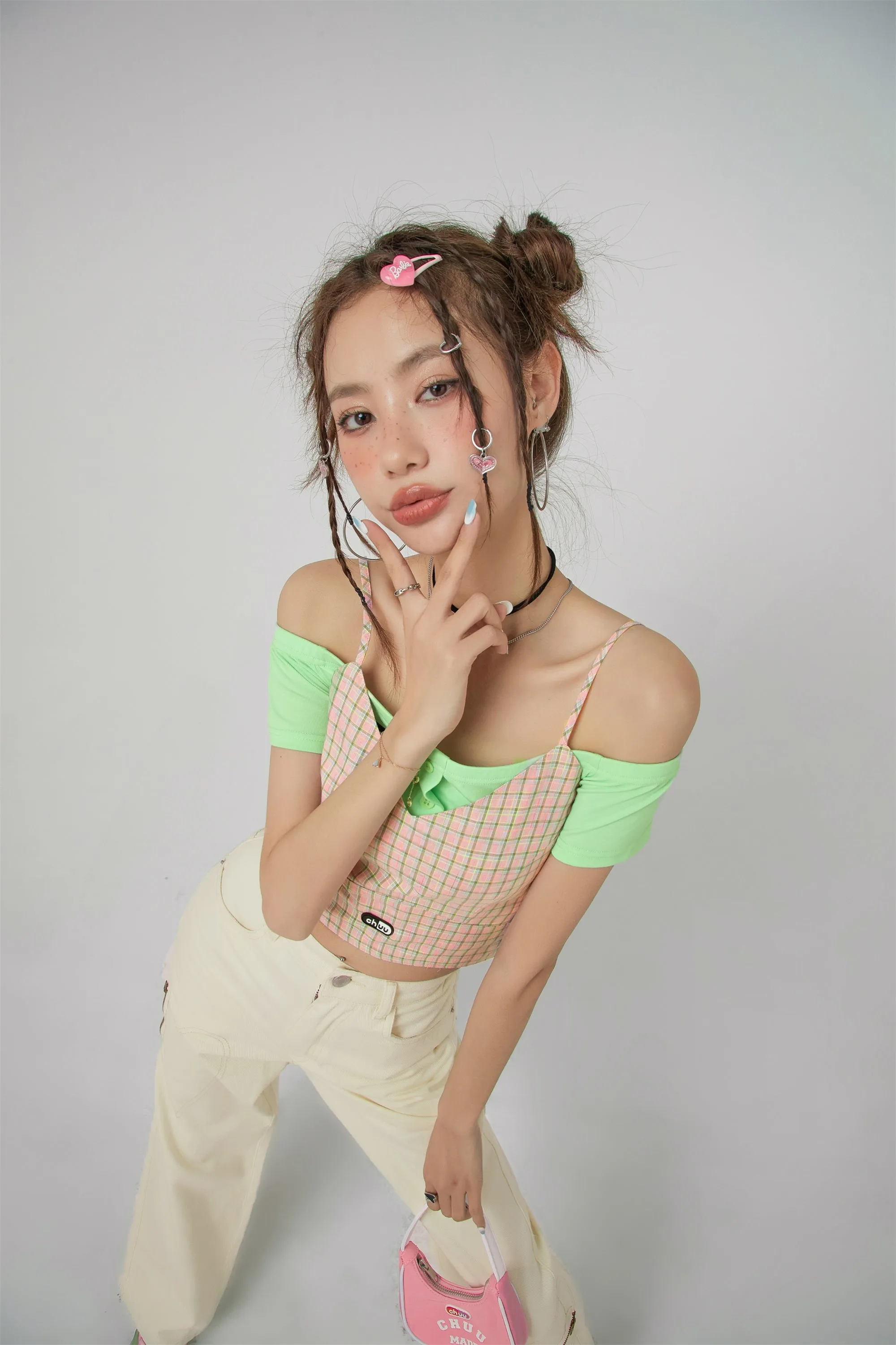 Lovely Check Cami Top