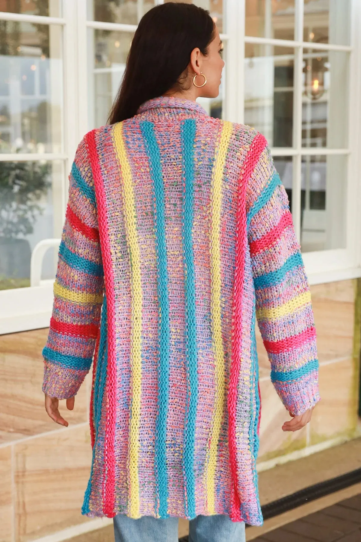 LUCINDA KNIT CARDIGAN LILAC