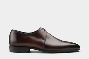 LUCIUS • Custom Fitted Bespoke Single Eyelet Derby Shoes • OXBLOOD