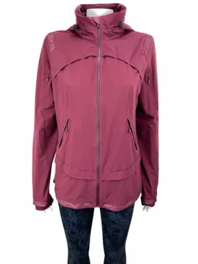 Lululemon Women's Woven Zip Jacket Wine Size 8