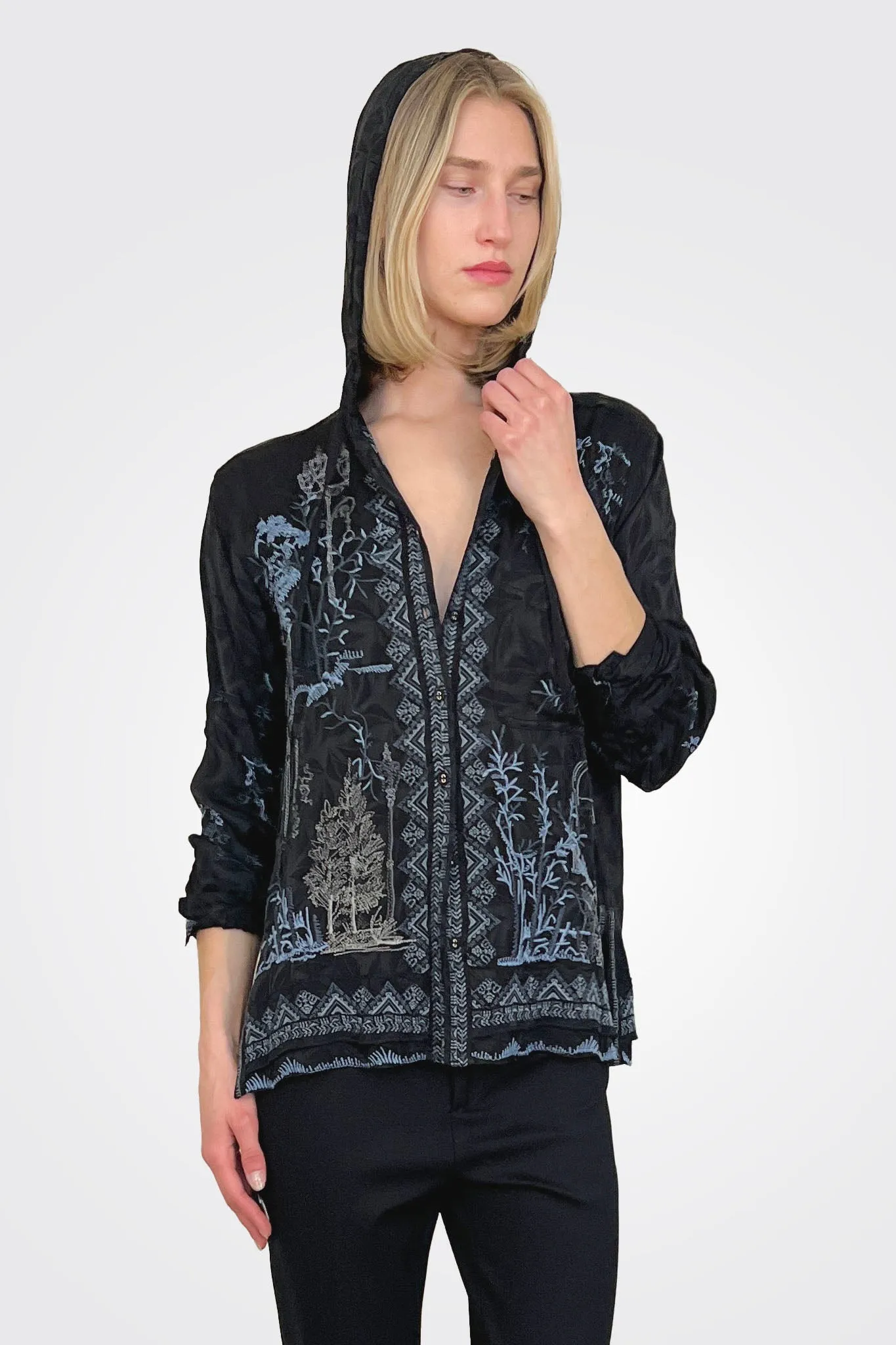 Lumose Hooded Jacket - Black
