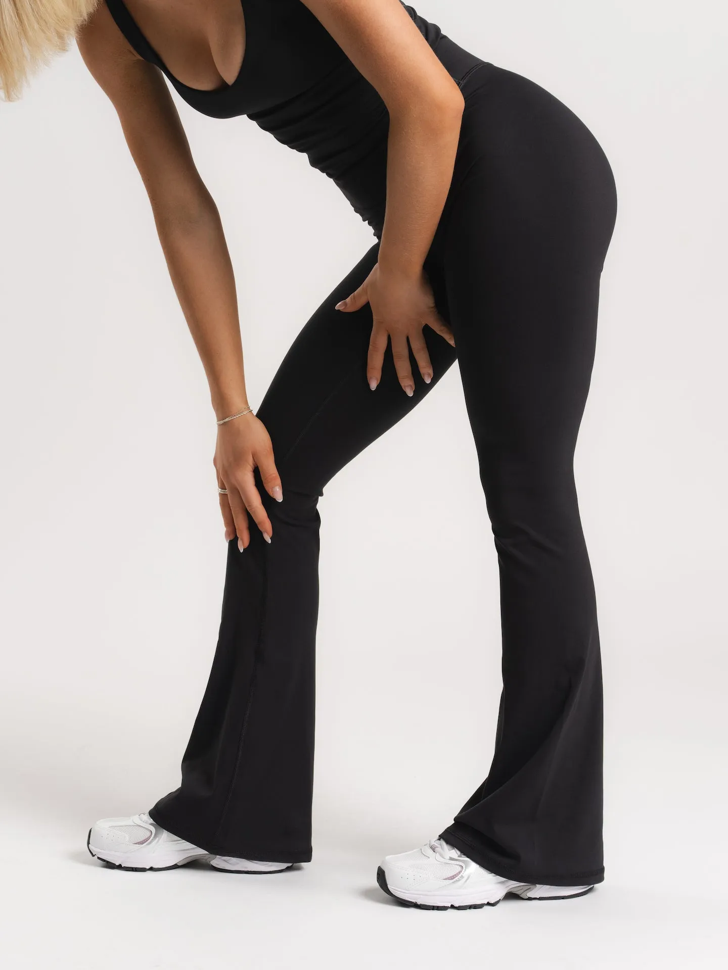 Lux Flare Pants - Charcoal