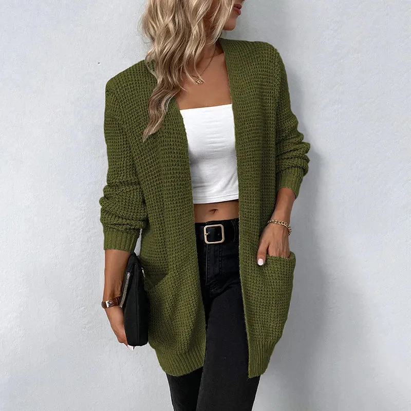 Luxe Knit Cardigan Perfect for Casual and Office Attire