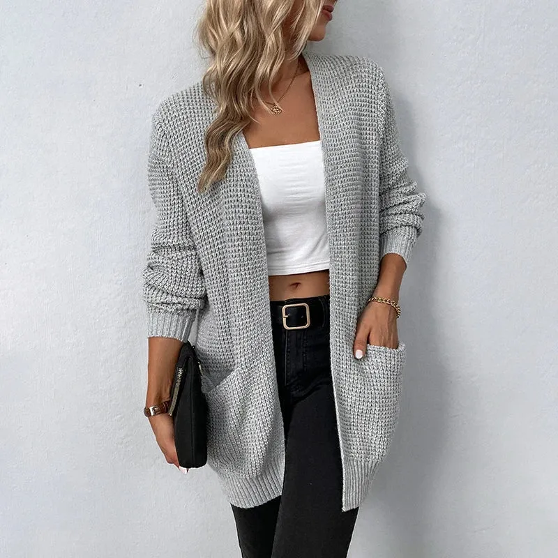 Luxe Knit Cardigan Perfect for Casual and Office Attire