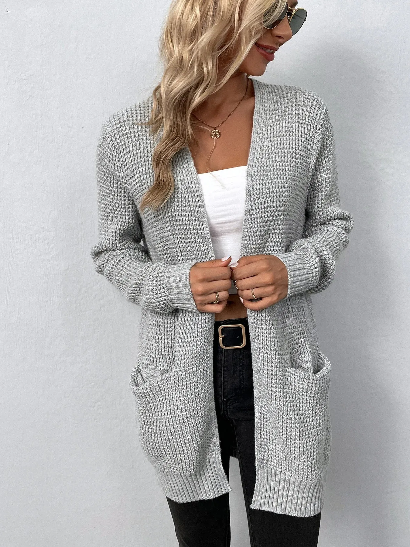 Luxe Knit Cardigan Perfect for Casual and Office Attire