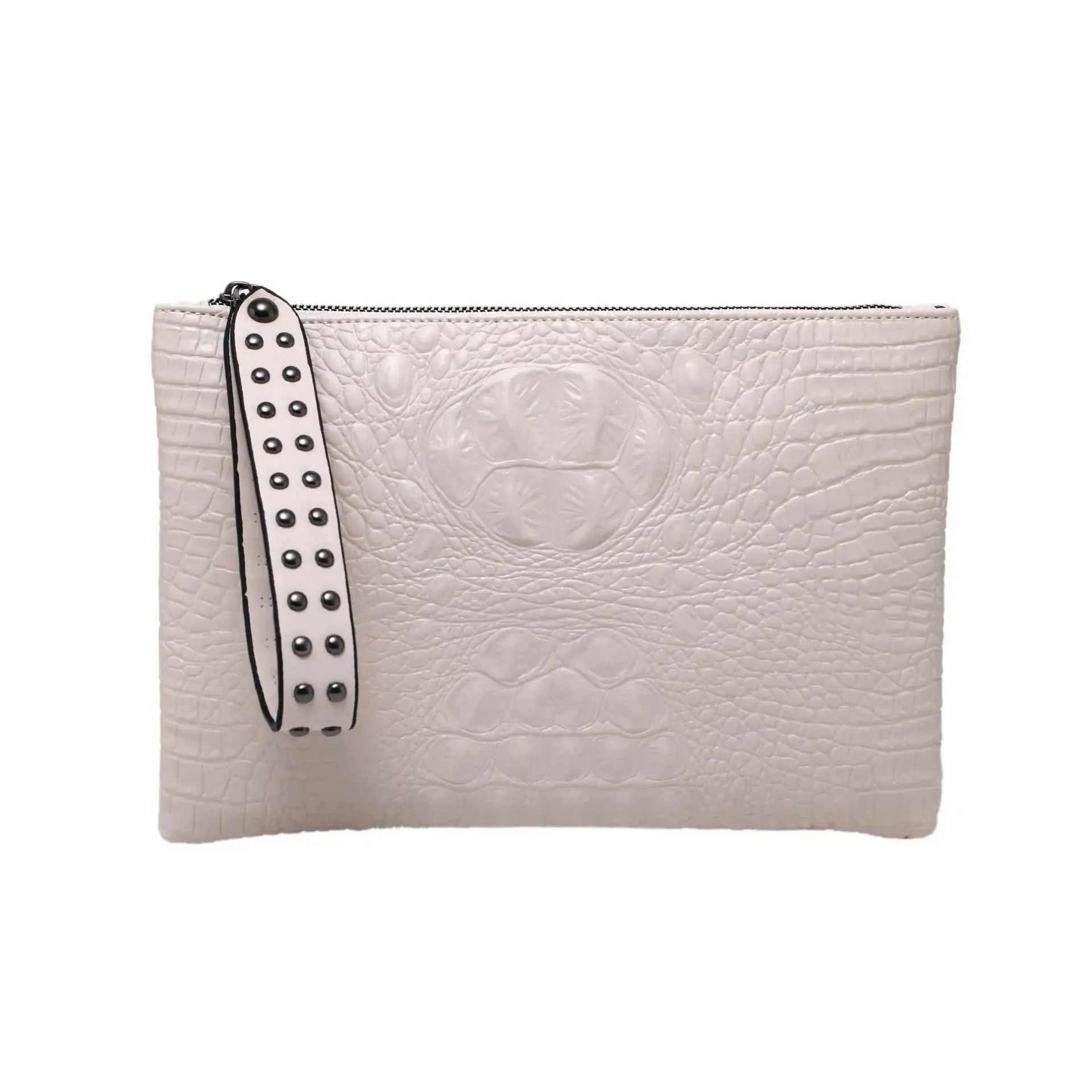 Luxury PU Leather Envelope Bag - Women's Clutches Purse - Portable Wristlet Handbag
