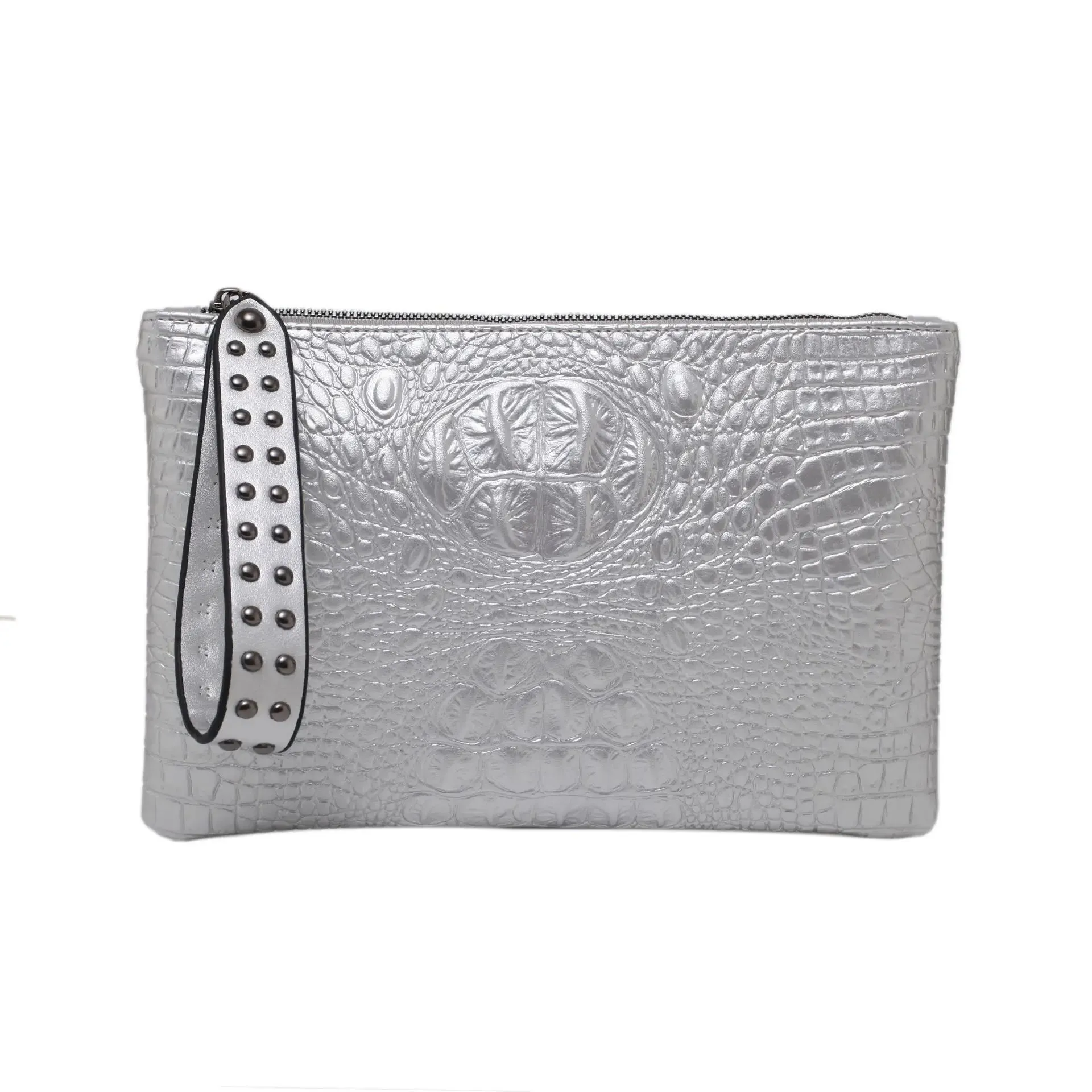 Luxury PU Leather Envelope Bag - Women's Clutches Purse - Portable Wristlet Handbag