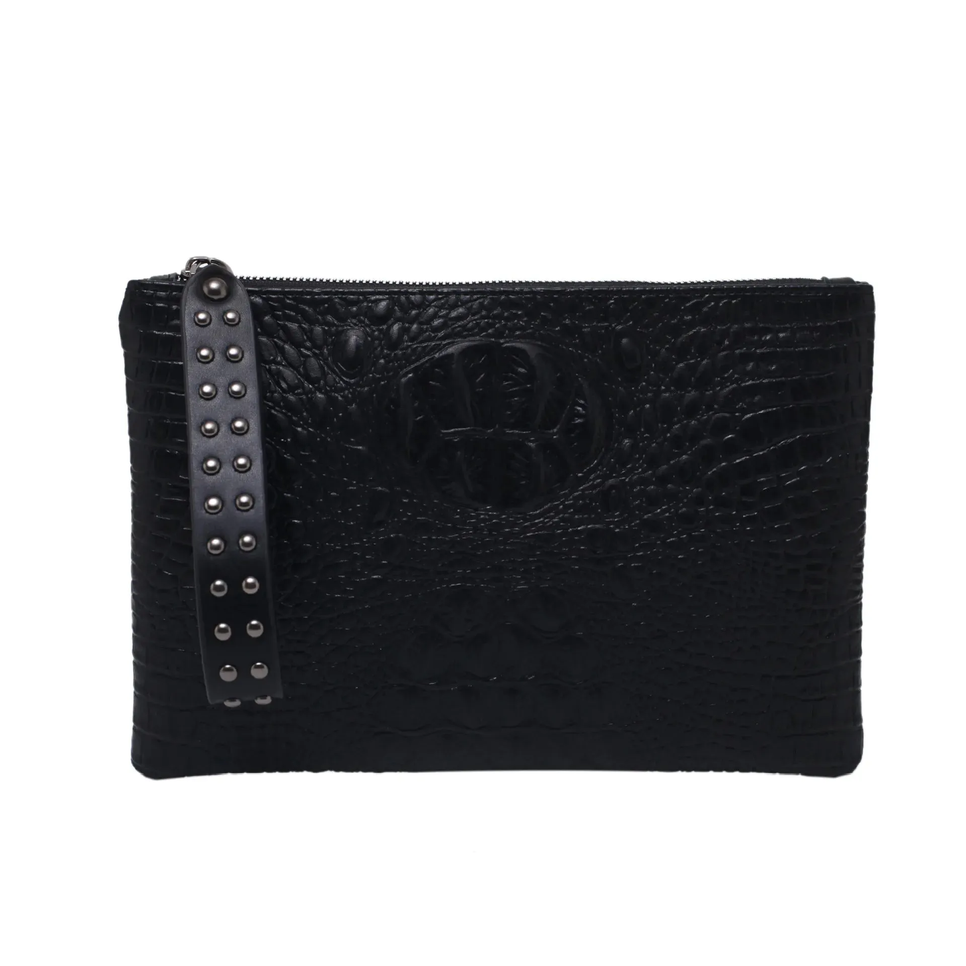 Luxury PU Leather Envelope Bag - Women's Clutches Purse - Portable Wristlet Handbag