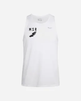 M Stopwatch Singlet - White