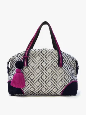 M2156 Lillian Printed Cotton Weekender/Duffel Bag