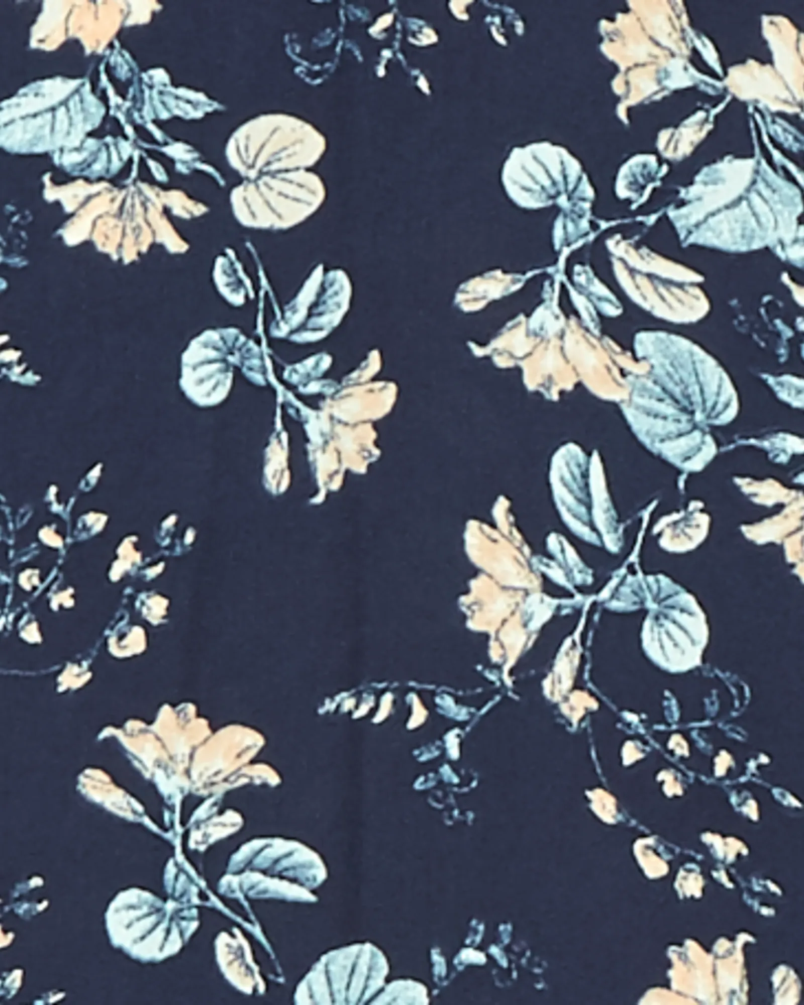 Macie Short Sleeve Kimono | Navy / Light Blue