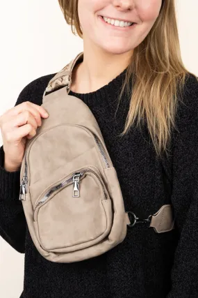 Maddex Guitar Strap Taupe Ali Sling Bag
