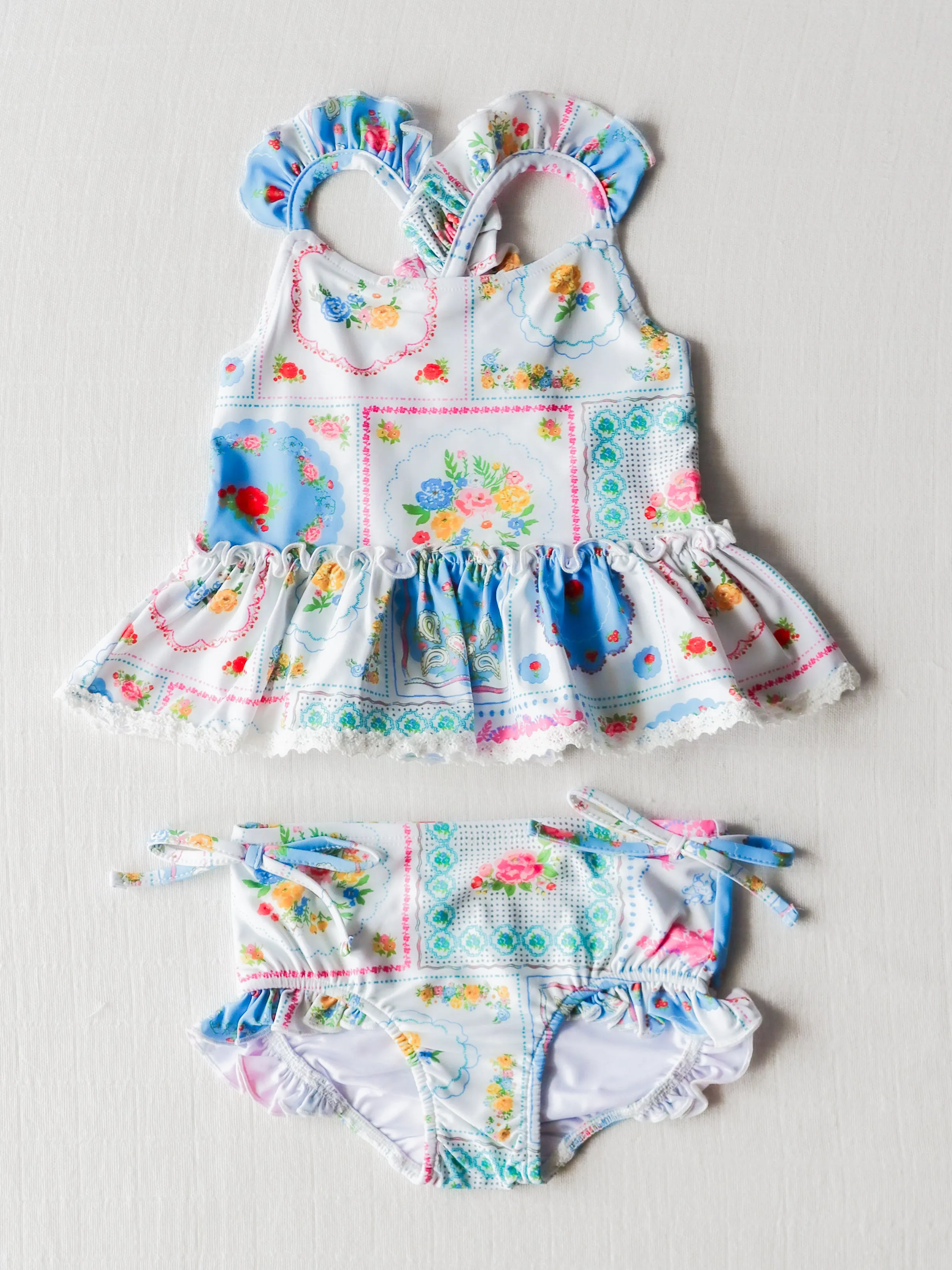 Maddi Tankini - Spring Patchwork