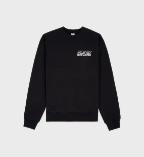 Made In USA Crewneck - Black/White