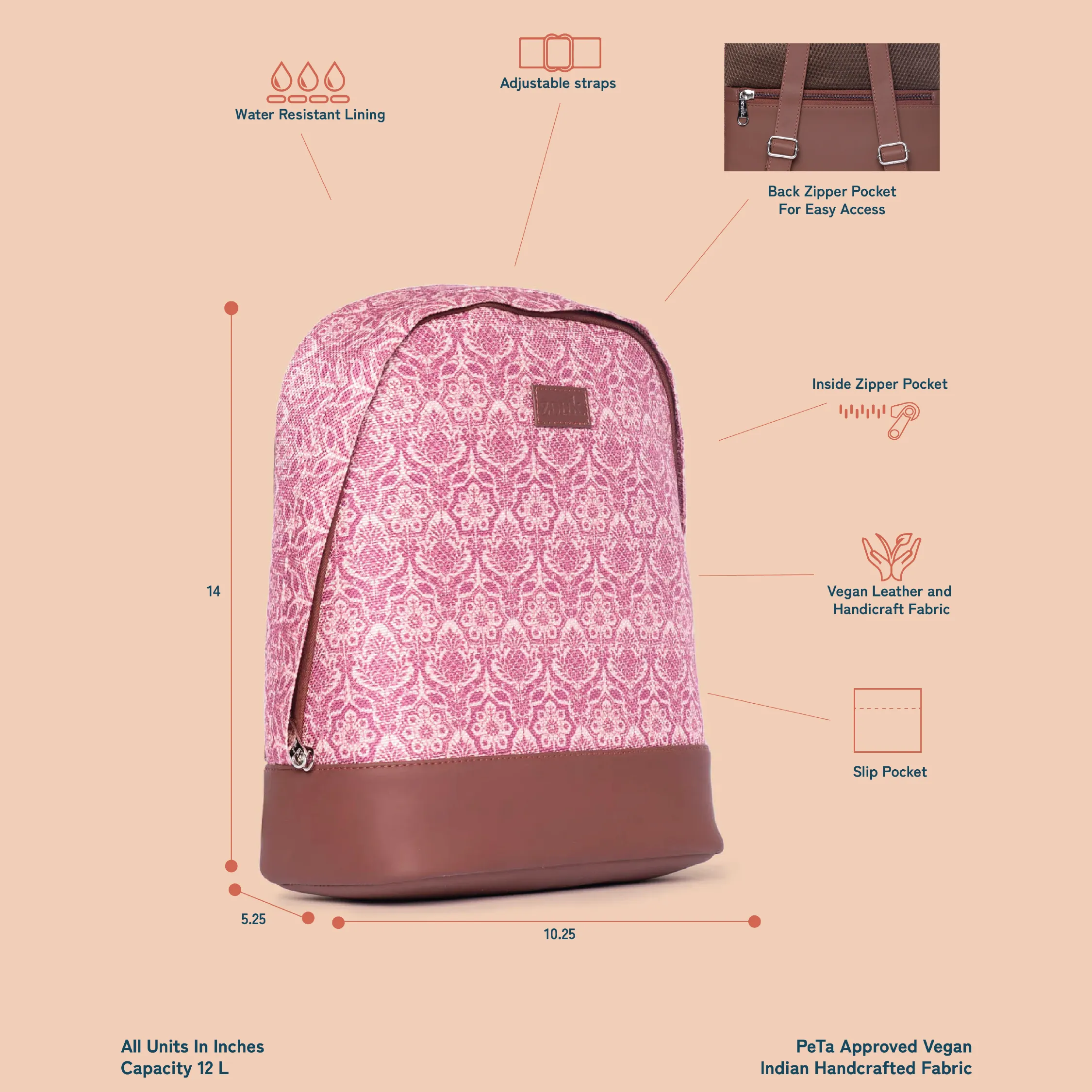 Madurai Blossom Dome Daypack
