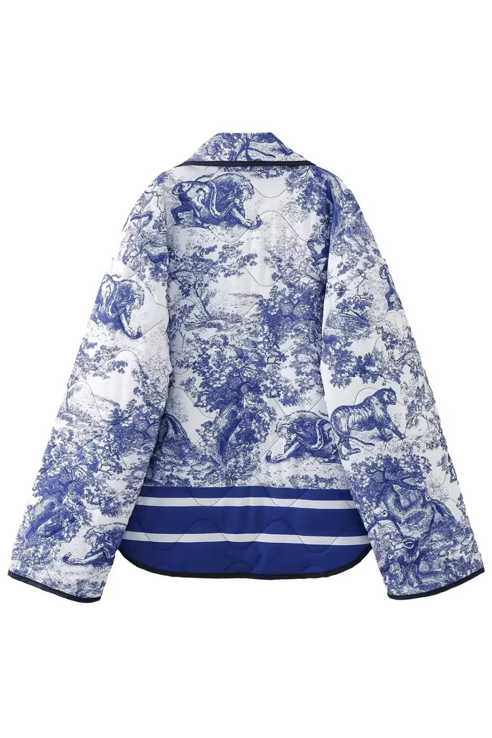 'Maisie' Quilted Cotton Printed Jacket
