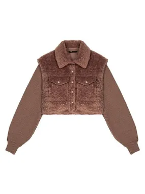 Maje
 Belia Faux Fur Jacket