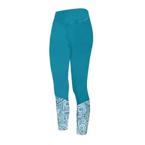 Maka-Hou Women P Water ＆ Yoga Leggings-BLUE (Japanese Brand)
