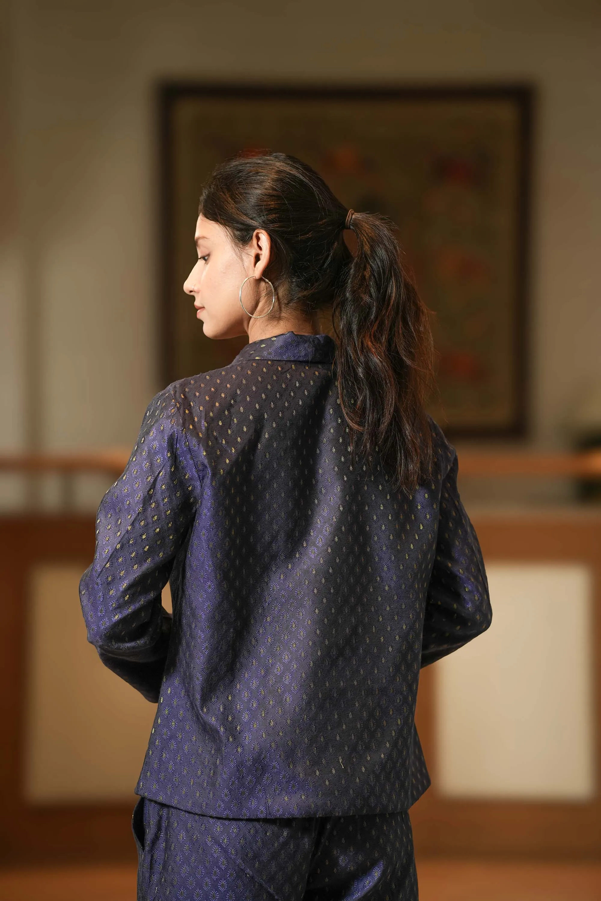 Mallika Brocade Silk Pantsuit (Made to Order)