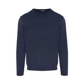 Malo Elegant Cashmere Roundneck Sweater in Chic Blue