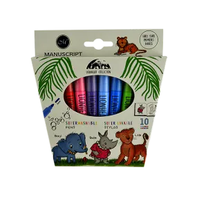 Manuscript Lionheart Super Washable Pens Set of 10